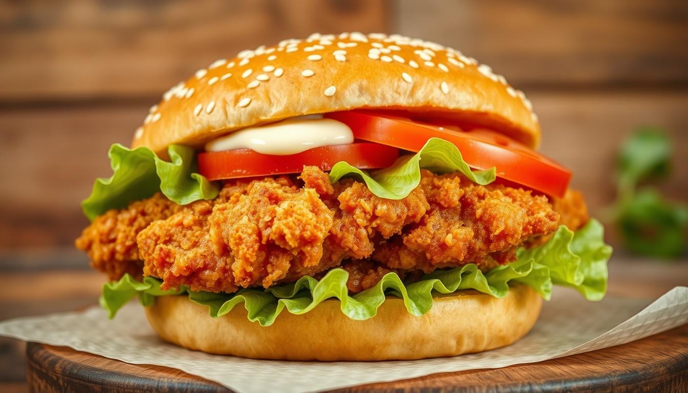 Easy Burger King Crispy Chicken Burger