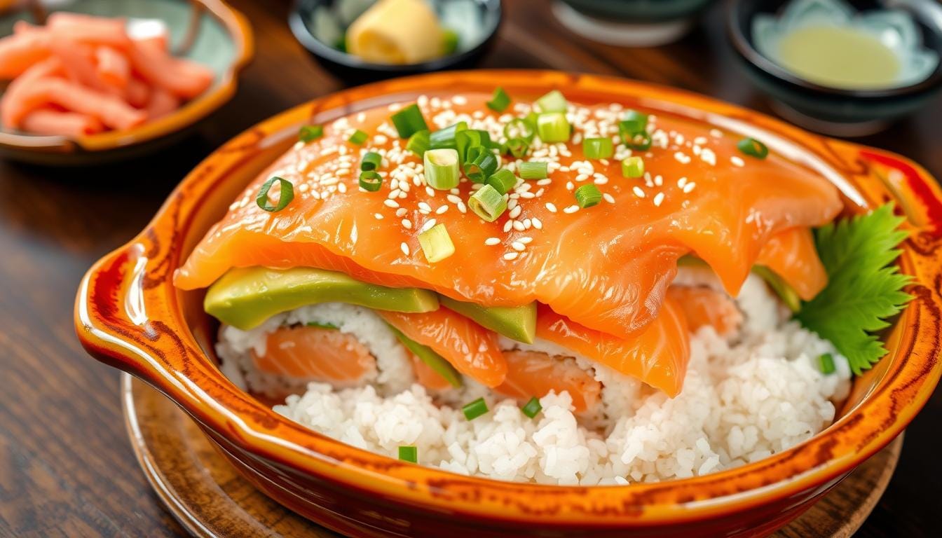 best salmon sushi bake recipe